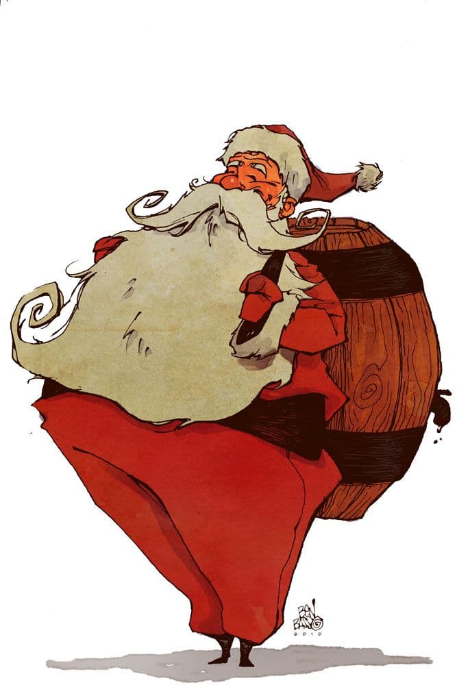 Artistic Santa Claus